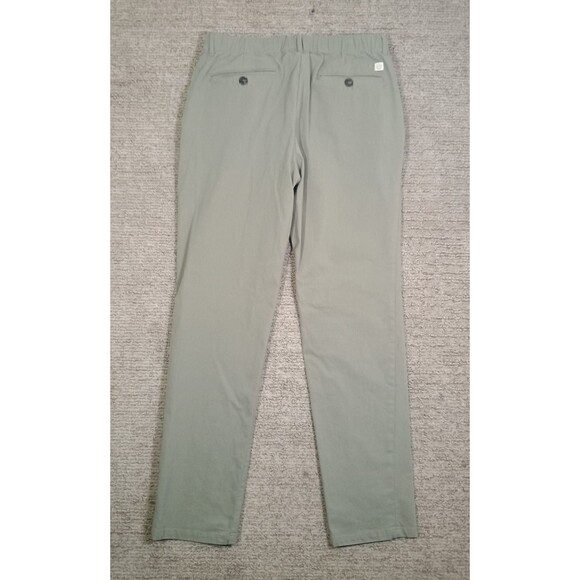 Marine Layer Saturday Breeze Chino Pants Men Large  35 X 31 Olive Green Stretch - Picture 3 of 10